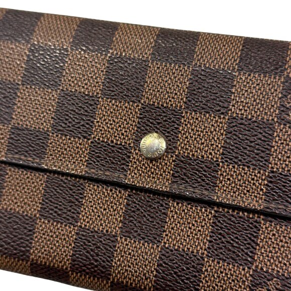 Louis Vuitton Damier Ebene Sarah International Wallet - Picture 3 of 7